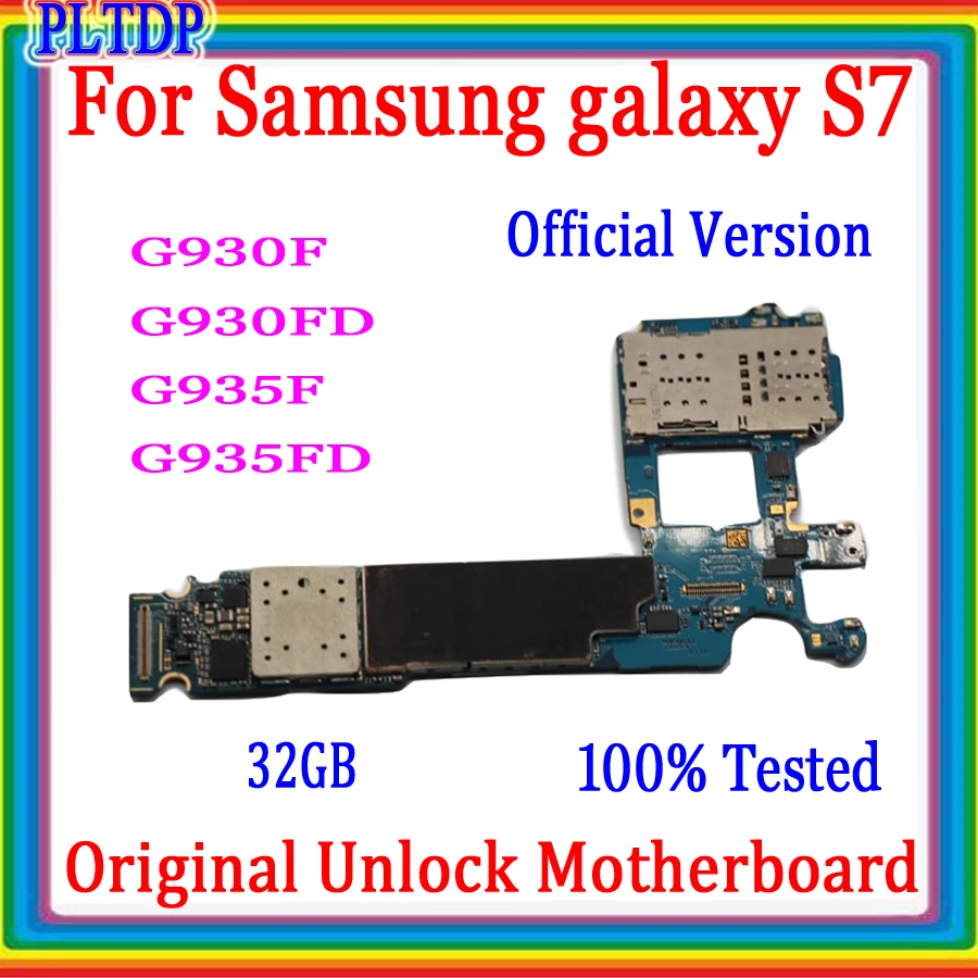 Материнская плата для Samsung Galaxy S7 Edge G935F G935FD G930F материнская с одной Sim-картой