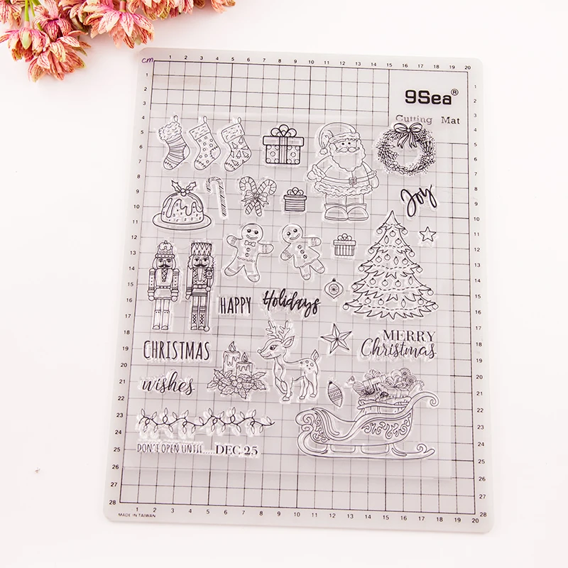 Рождественские прозрачные штампы NCraft 966 скрапбукинг бумажные изделия марионетка