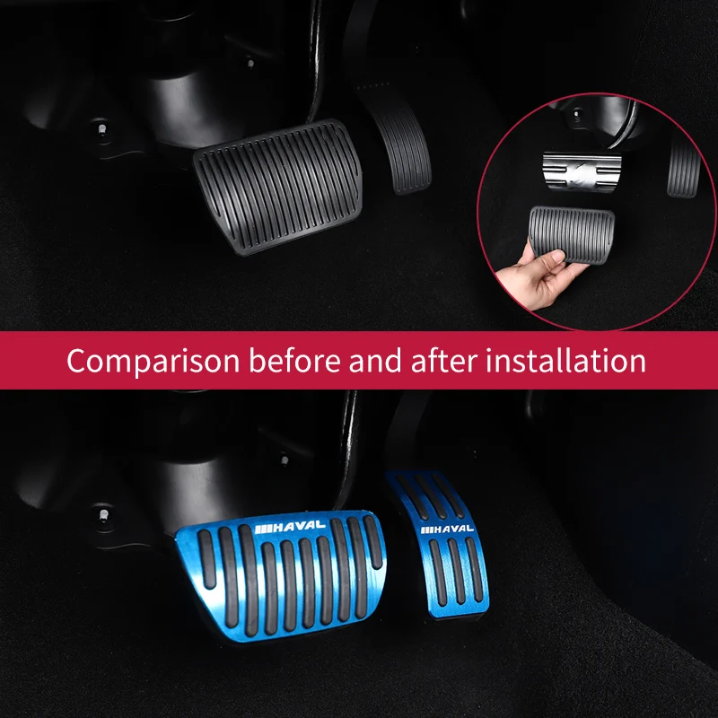 Алюминиевая крышка для автомобильных педалей накладки на тормозные колодки газа