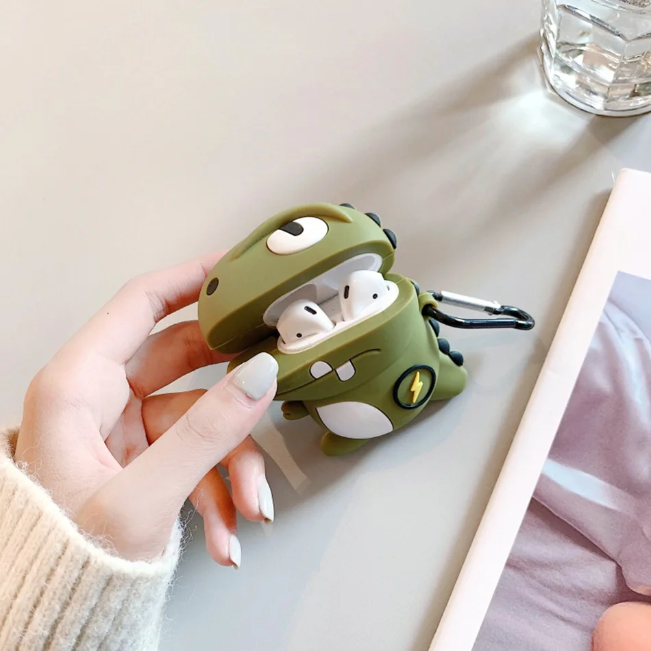 3D чехол для наушников s для AirPods чехол с милым мультяшным изображением бутылки молока для Apple Airpods Защитная крышка для Earpods чехол для наушников кольцевой ремешок