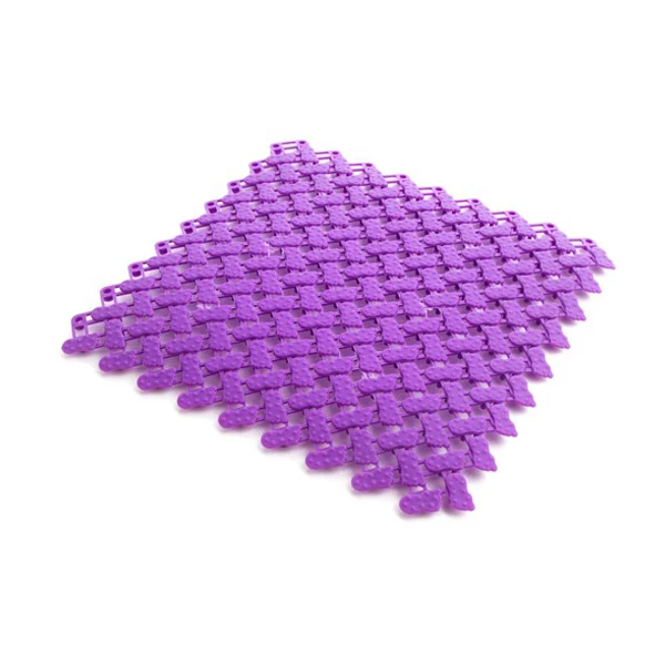 

Non-slip Mosaic Mat Shower Bath Pad PVC Waterproof Massage Solid Color for Bathroom Home Kitchen Home Collection Accessories