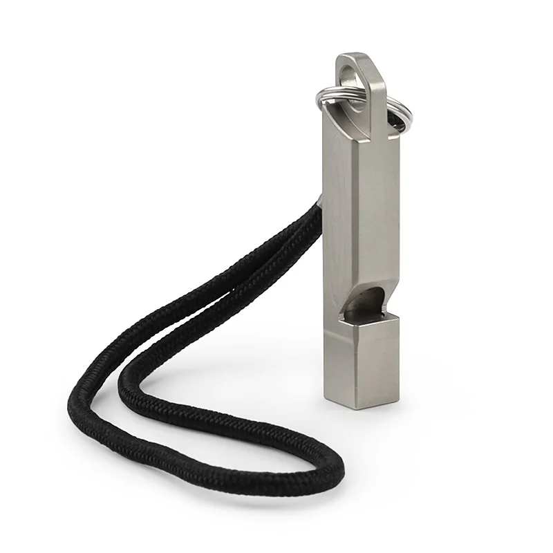 Легкий спасательный свисток из титанового сплава экстренный для выживания