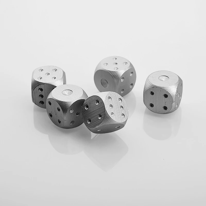 5 шт./набор многоразовые игральные кости для виски из алюминиевого сплава | Дом и