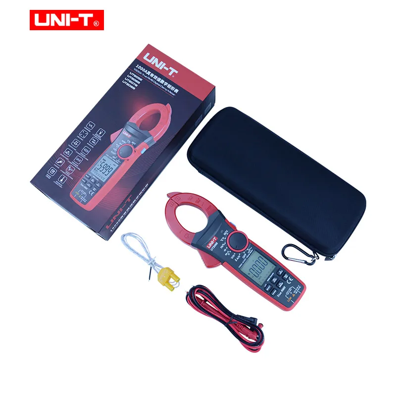 UNI-T 1000V 1000A True RMS AC/DC 6000 Counts Clamp Meter DigitaLED Screen Backlight Flashlight L Display UT206B UT207B UT208B images - 6