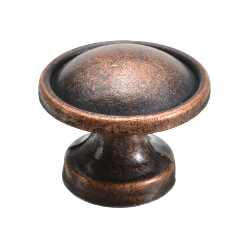 6 шт. Твердый Чехол под шлифованный Металл медная дверь Поворотная Кнопка Шкаф