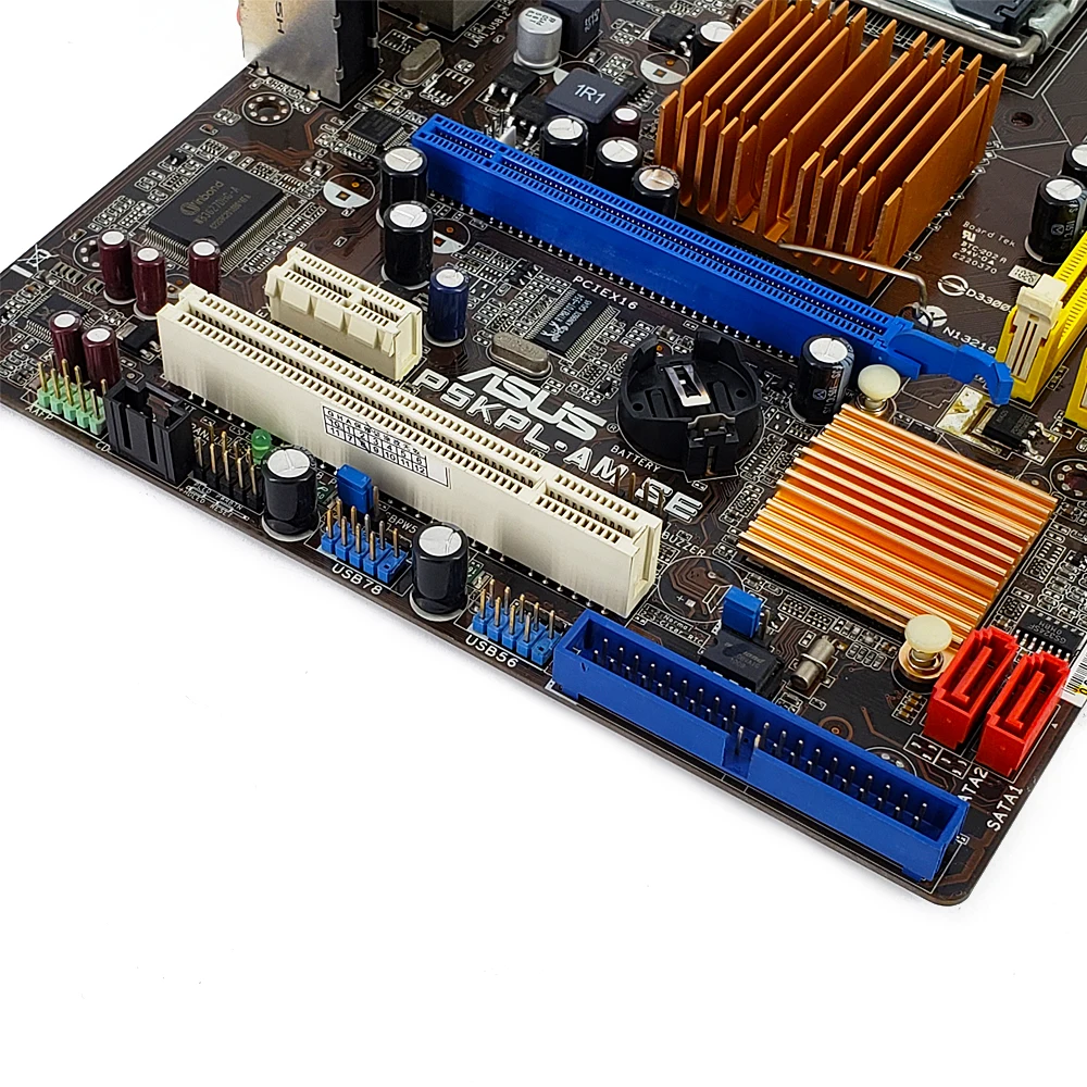 Asus P5KPL-AM SE настольная материнская плата G31 розетка LGA 775 для Core 2 Qua DDR2 4G SATA2 USB2.0 VGA uATX оригинальная б/у материнская плата