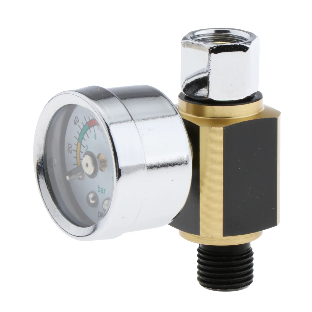 

1/4" Mini Air Pressure Regulator 0-140PSI/10Bar Oil Water Separator Trap