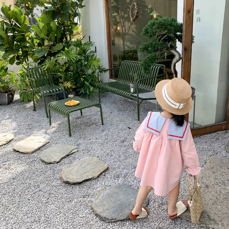 Новое поступление весеннее хлопковое Повседневное платье принцессы в Корейском