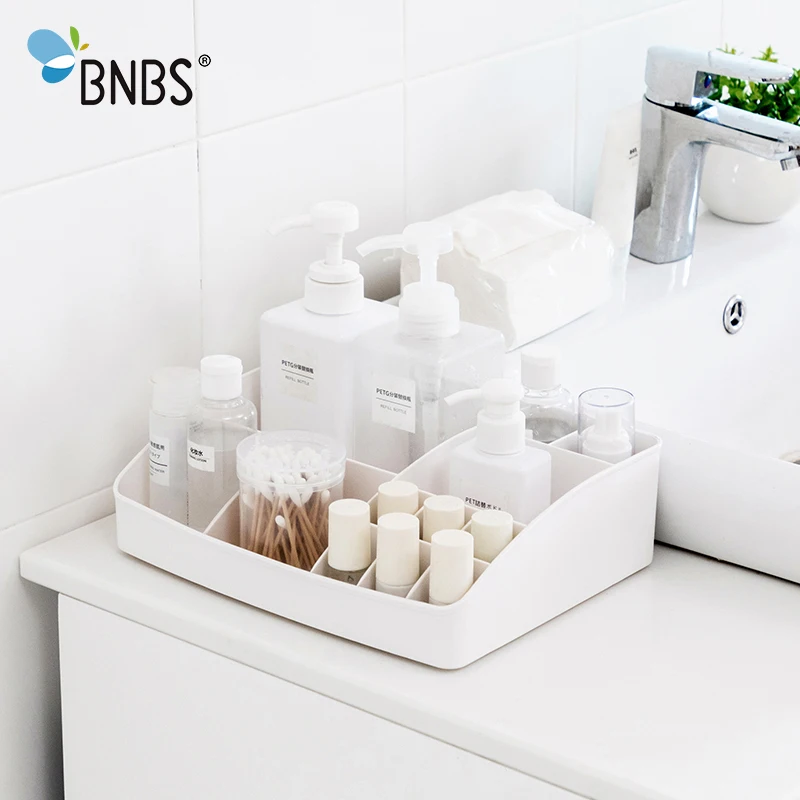 BNBS коробка для хранения косметики органайзер для косметики Fewelry контейнер пластиковый органайзер коробки для настольного хранения предметов держатель макияж