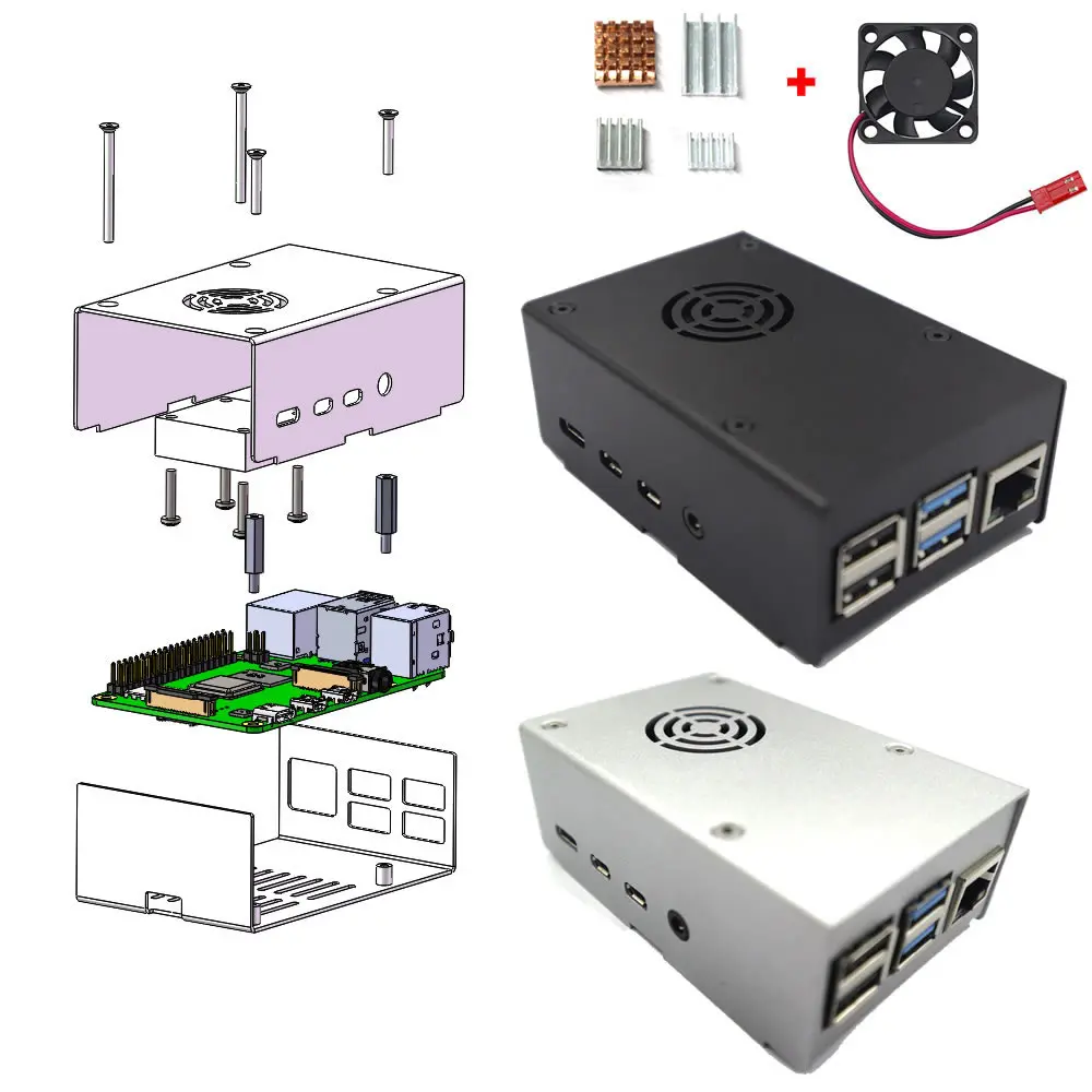 Raspberry Pi 4 Модель B игровой набор G4B01 1G Ретро игровая консоль полностью загруженная