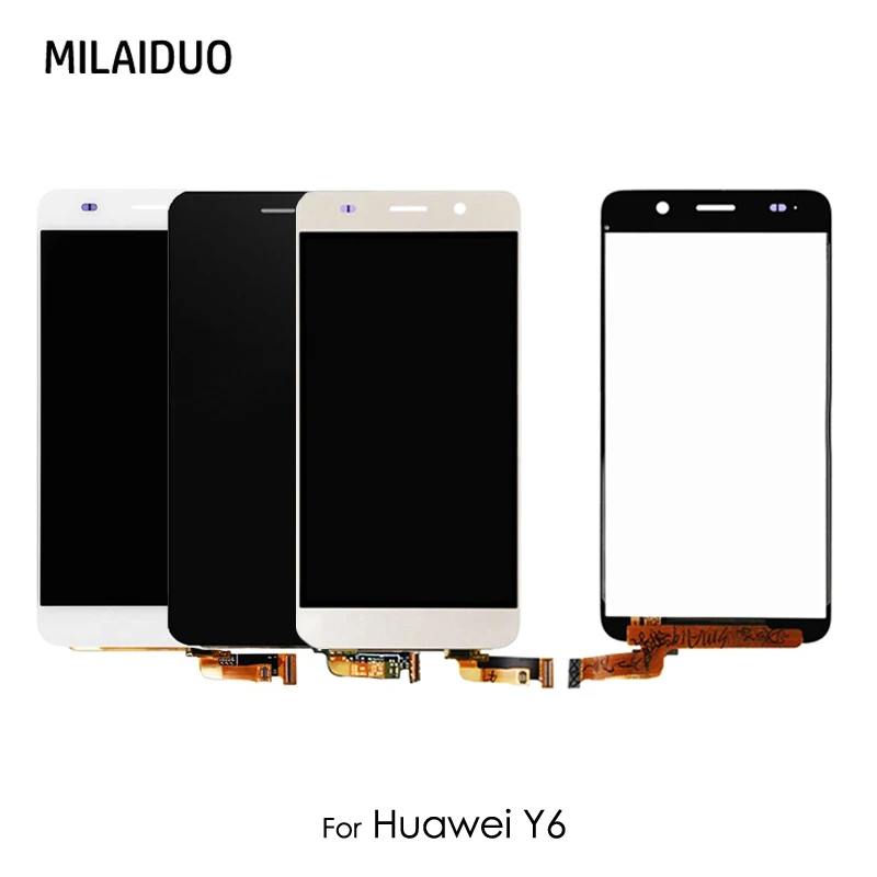 ЖК дисплей Дисплей для huawei 4A Y6 SCL L01 L21 scl u31 кодирующий преобразователь сенсорного