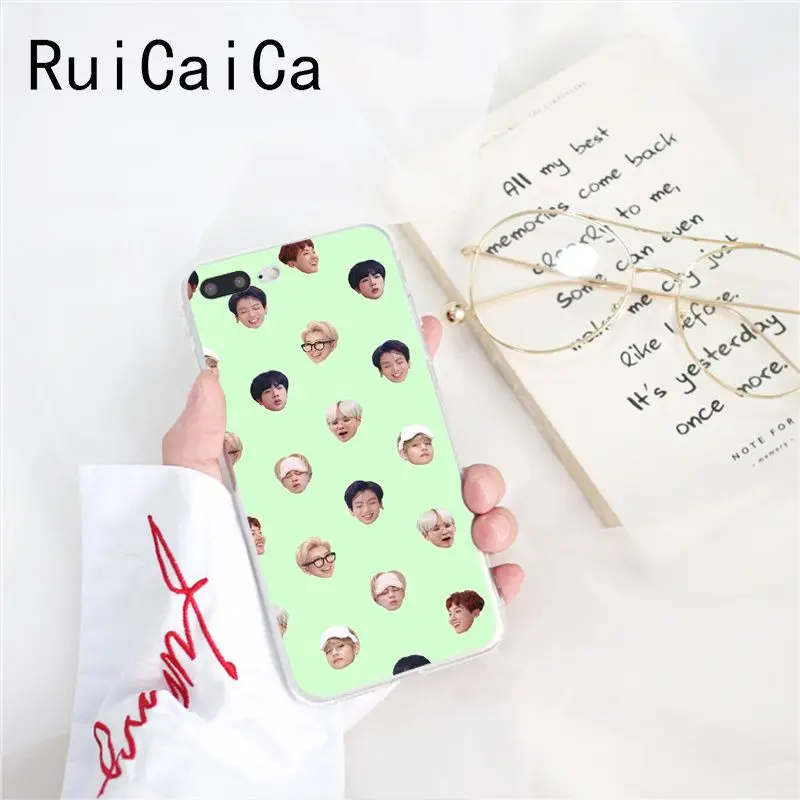 Ruicaica KPOP корейские мальчики Jimin Suga RM Роскошный Уникальный Дизайн чехол для телефона для iPhone 8 7 6 6S Plus X XS MAX 5 5S SE XR 10