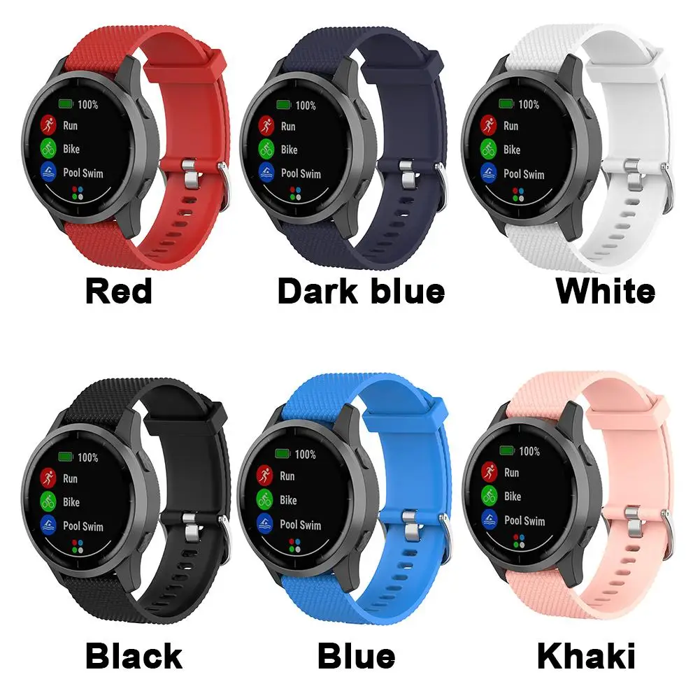 Мягкие силиконовые спортивные часы ремешок браслет для Garmin Vivoactive 4 Fenix 5 Forerunner 945 935
