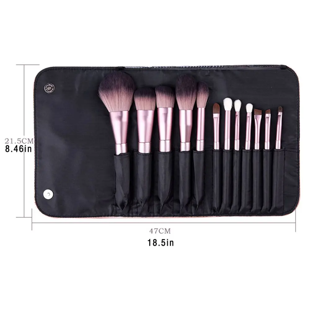 

12pcs Makeup Brushes Set Eye Shadow Foundation Powder Eyelashes Makeup Brushes Cosmetic Beauty Tool Kit