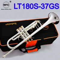 mfc bb trumpet lt180s 37 silver plated gold keys music instruments profesional trumpets 180s37 mouthpiece accessories with case
