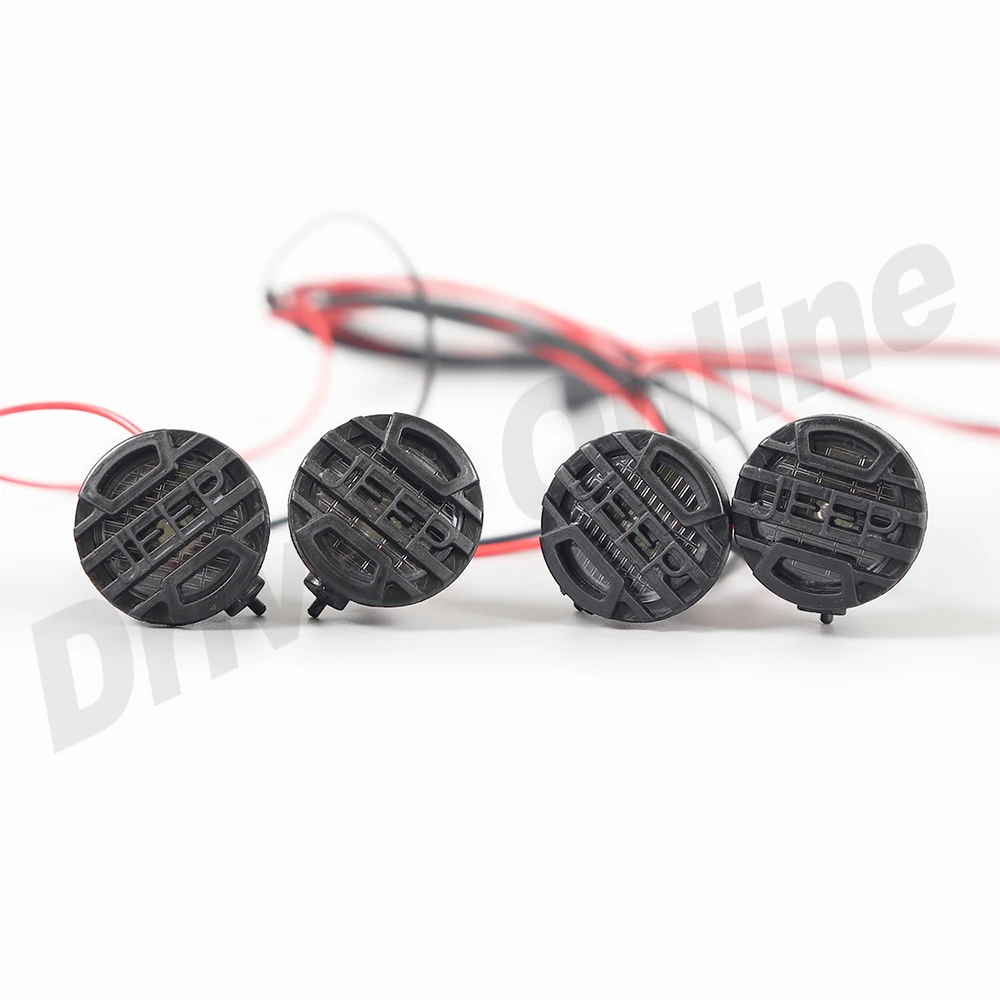 4 шт. RC автомобильный светодиодный круглый Точечный светильник на крыше для 1/10
