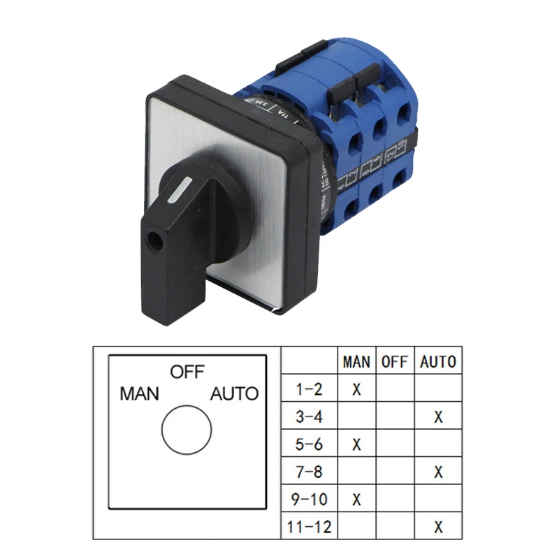 

LW28-20 LW26-20 YMW26 series 660V 20A 1 2 3 4 5 6 7 8-позиционный поворотный переключатель