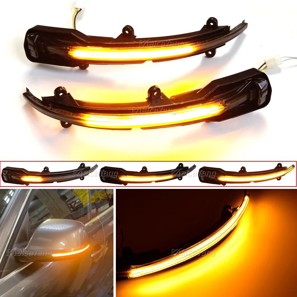 

2x Dynamic Blinker Turn Signal LED Side Rearview Mirror Indicator Repeater Light For Audi Q5 SQ5 8R Q7 2010 2011 2012 2013-2015