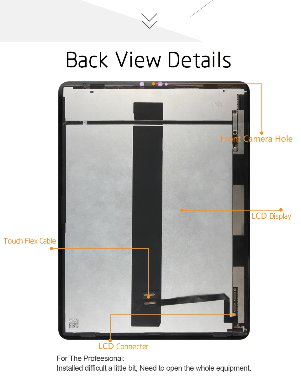Новое поступление для iPad Pro 12,9 3 3rd Gen A1876 A2014 A1895 A003 ЖК-дисплей Матрица сенсорный экран дигитайзер панель в сборе