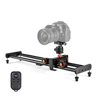 camera video dolly slider kit 3 speed adjustable60cm track rail camera sliderflexible ballhead adapter with remote control