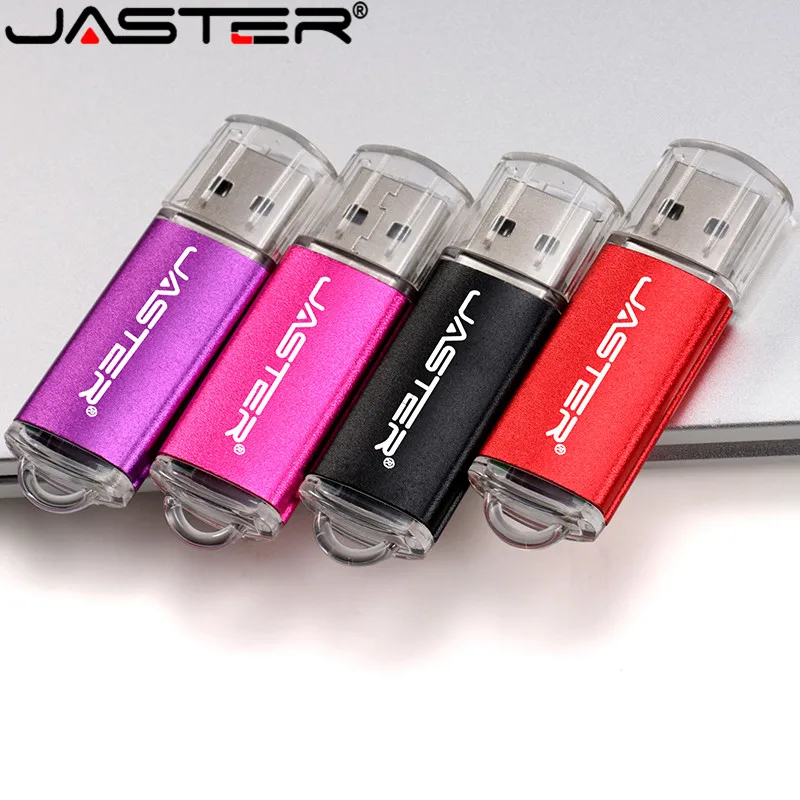 USB флэш-накопитель JASTER металлический компактный USB-накопитель 8 ГБ 16 32 64 реальной
