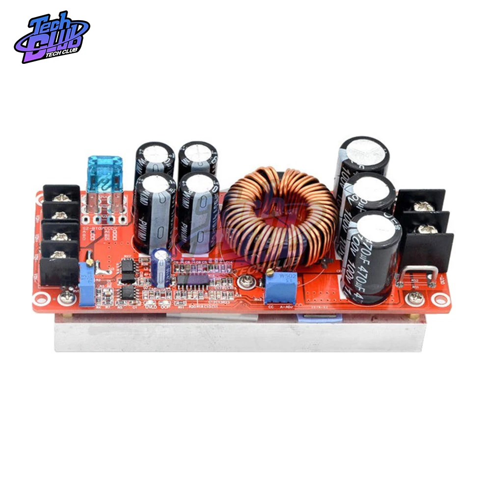 Повышающий Модуль постоянного тока с регулируемым напряжением в 8 60 20 А 1200