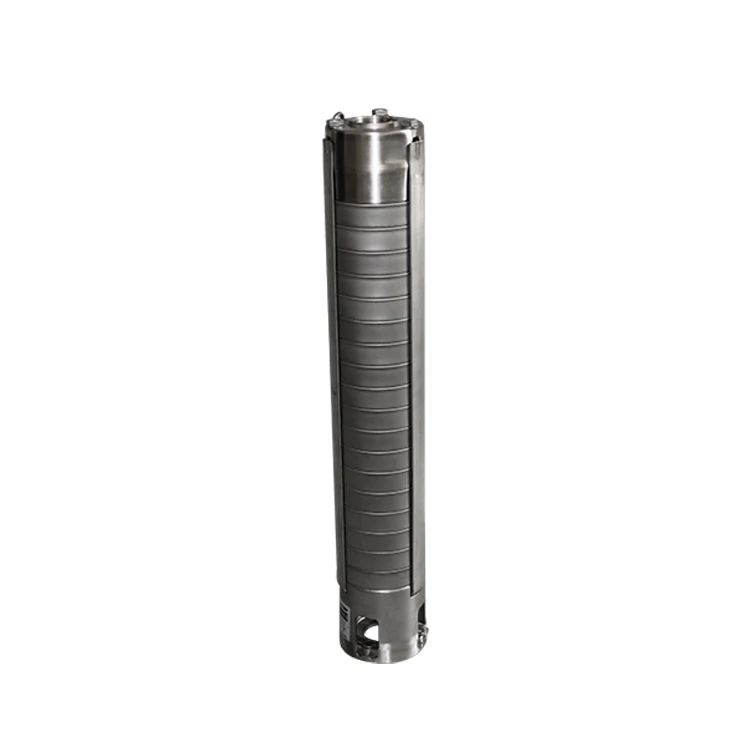 

High efficiency stainless impeller deep bore pump