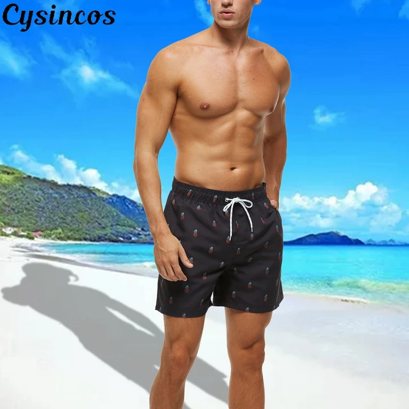 CYSINCOS быстросохнущие летние мужские шорты Siwmwear пляжные для плавания плавки