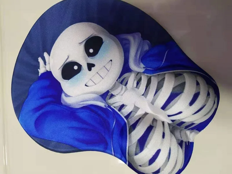Коврик для мыши с 3D принтом Undertale Sans силиконовый коврик игровой ноутбука