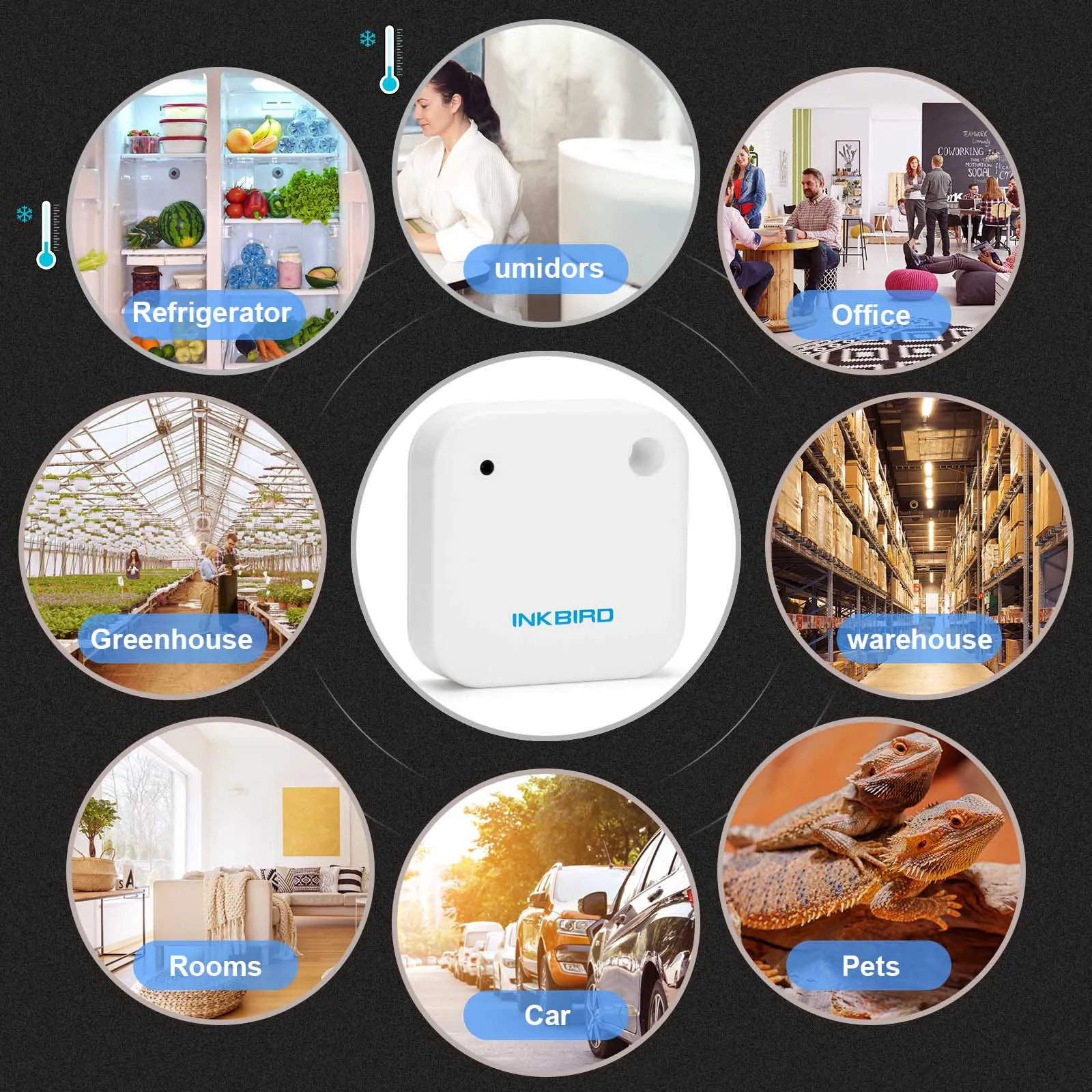 

Inkbird Digital Thermometer Home Weather Station Use Temperature Humidity Sensor Wireless Hygrometer Indoor Outdoor