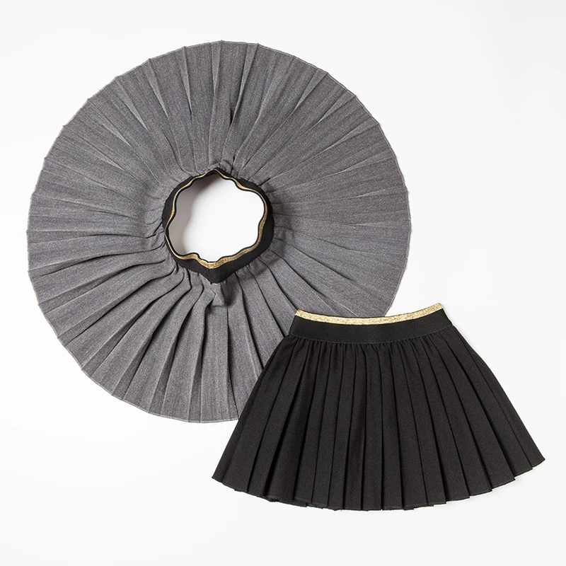 Юбка пачка для маленьких девочек весна осень 2020 детская одежда плиссированная