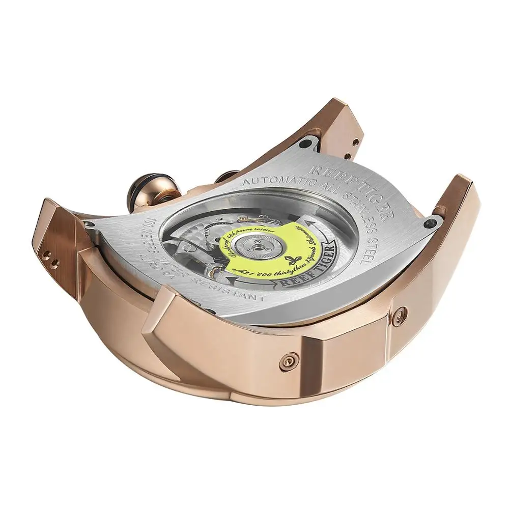 Мужские автоматические механические часы мужские спортивные наручные Reef Tiger