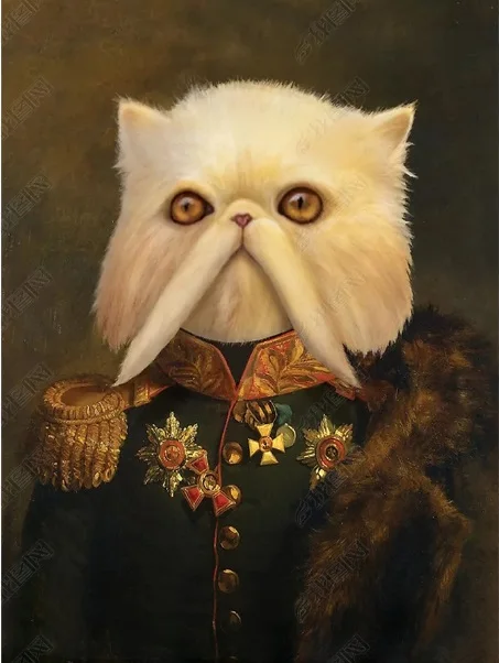 Винтажный стиль украшение дома картина с рисунком животных Cardinal Cat плакаты-портреты Hd Печать скандинавские настенные картины для спальни - Цвет: No Frame 7