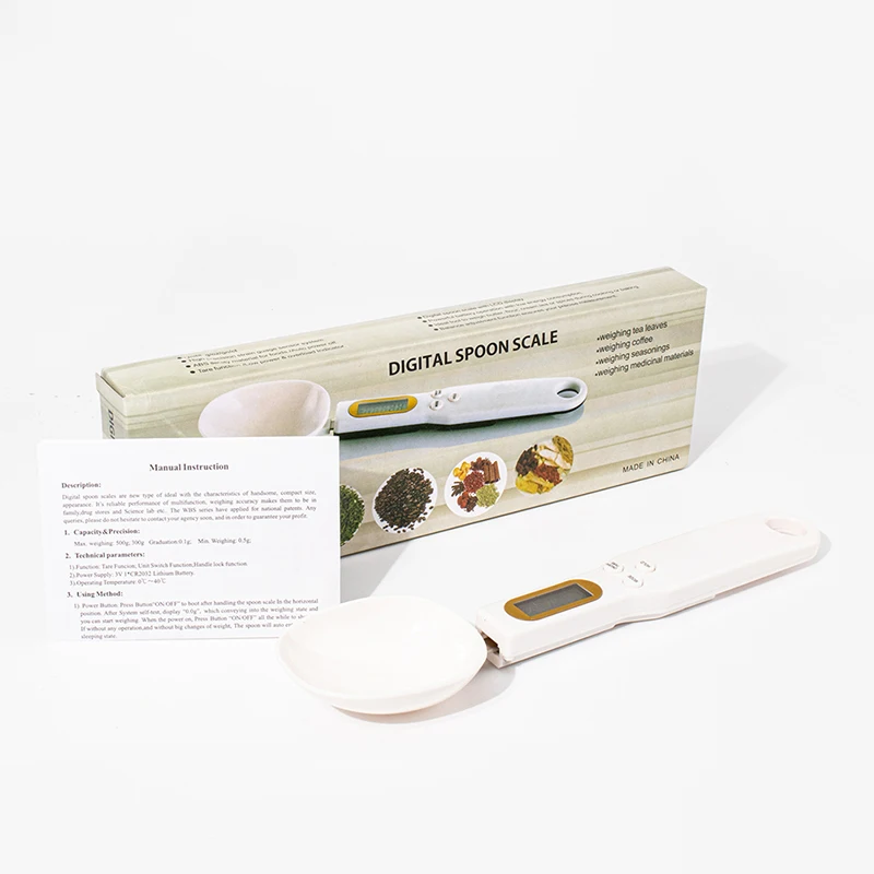 

0.1g Mini Kitchen Electronic Spoon Weight Scale Digital Lab Scales Pocket Scales