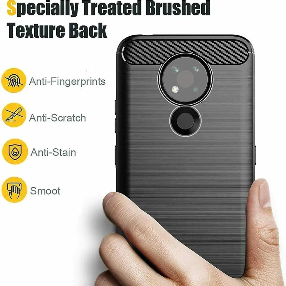 1 шт. чехол только для силикона Матовый Nokia 3 4 ТПУ телефона с защитой от падения