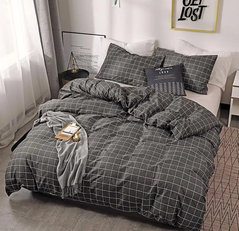 12 видов 100% из натурального шелкового атласа Комплект постельного белья домашний