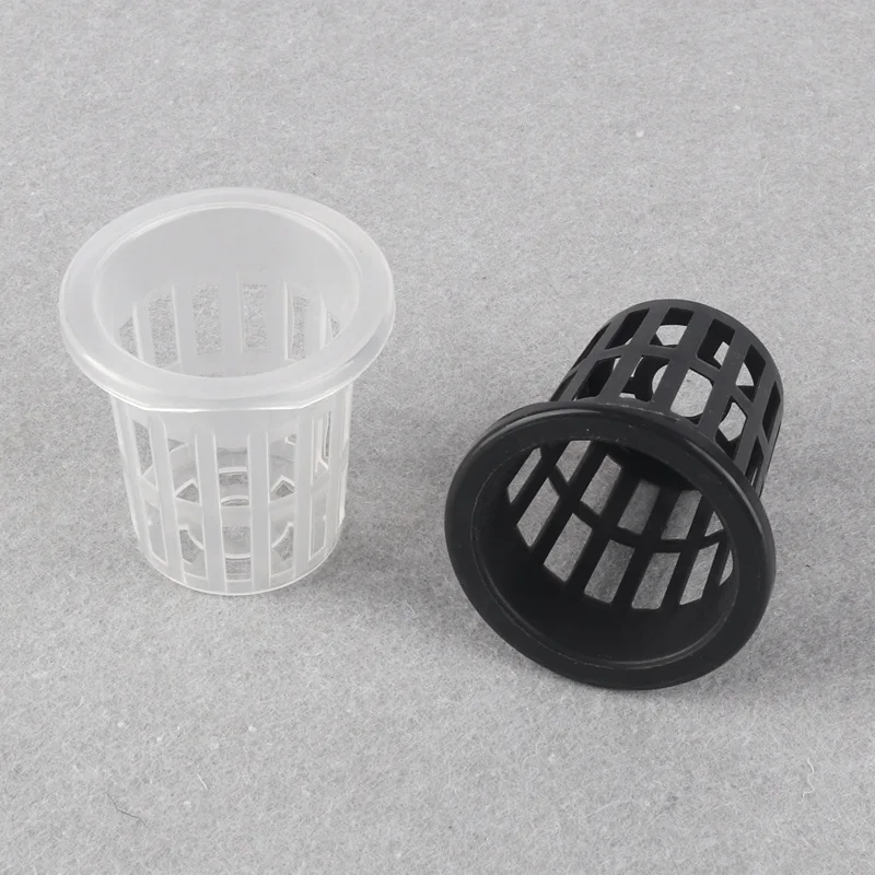 10pcs Hydroponic Basket Garden Vegetable Soilless Grow Net Pot Multi-Size Aeroponics Plastic Planting Mesh Pots