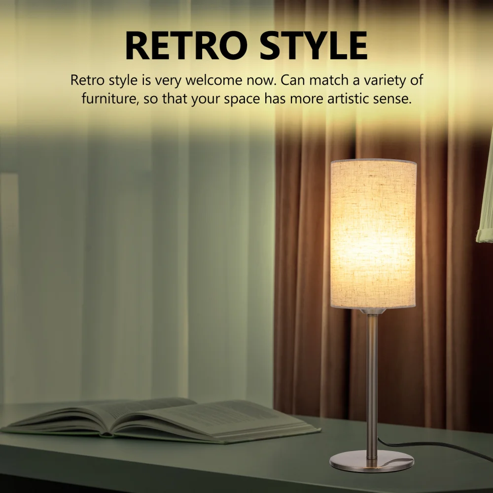 

1PC Elegant Decorative Table Lamp Dorm Hotel Nordic Style Desk Lamp(E27 Plug)