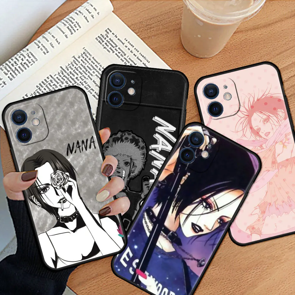 

Silicone Phone Case For Coque iPhone 12 13 Mini 11 Pro Max 7 8 6 6S Plus XR X XS 5 5S SE 2020 Cover Fundas Anime NaNa Osaki