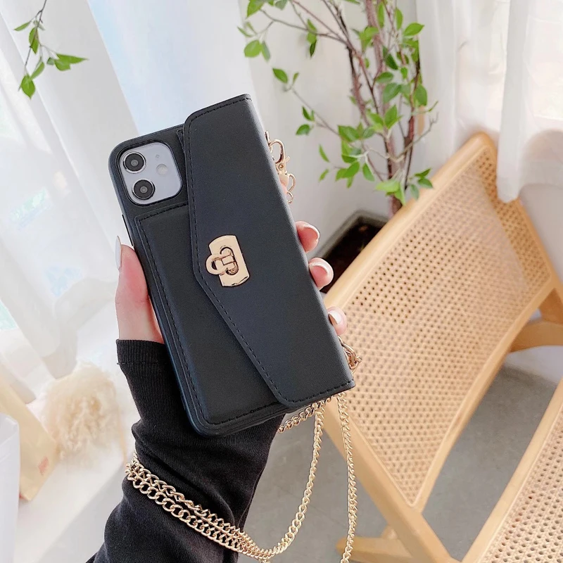 Модная сумка для телефона чехол мобильного iPhone 12 Mini 12pro 11 Pro X Xs Max Xr 8 7 Plus Кожаные