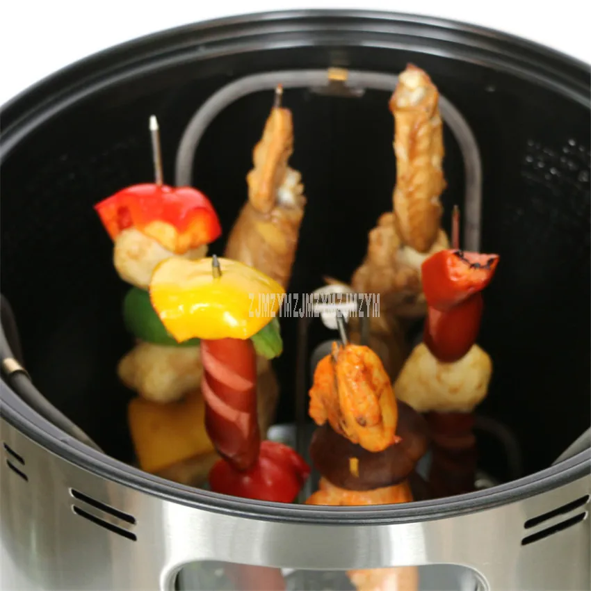 15L Electric Chicken Duck Roast Oven Household Smoke-free Full Automatic Heating Meat Roasting Barbecue Machine  Бытовая