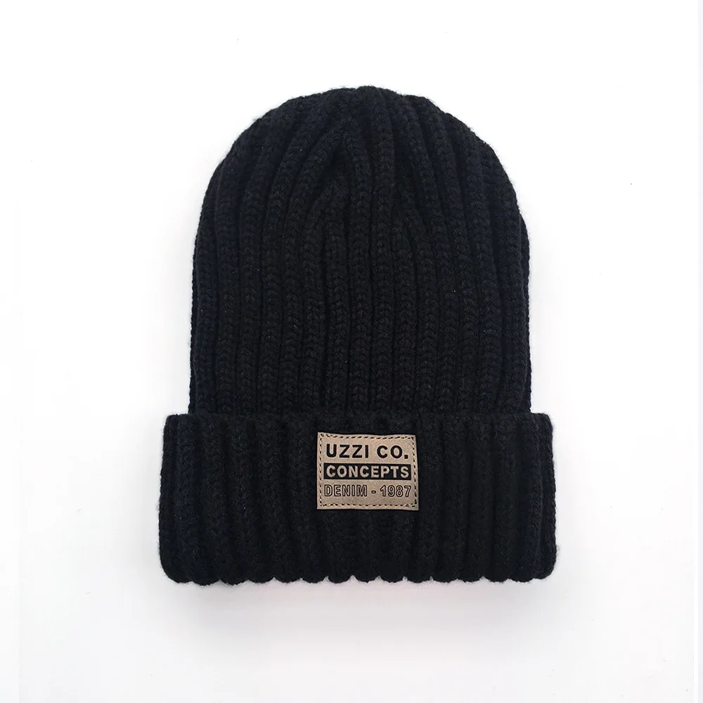 Новинка 2019 шапка для пар мужчин и женщин плотная вязаная смешанных цветов с