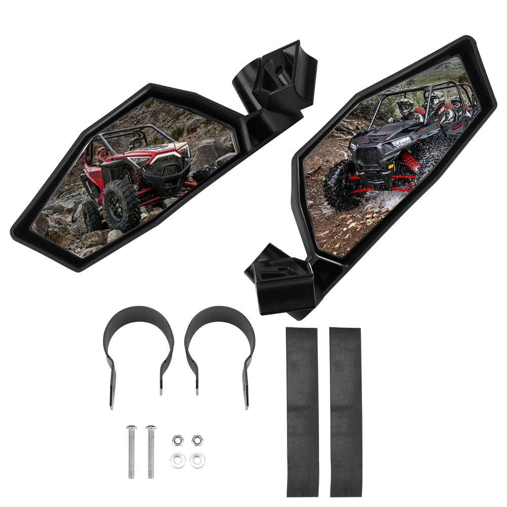 UTV 2 "боковое зеркало заднего вида для Polaris RZR Pro XP / 4 2/4 двери Can Am Commander Maverick Yamaha Honda