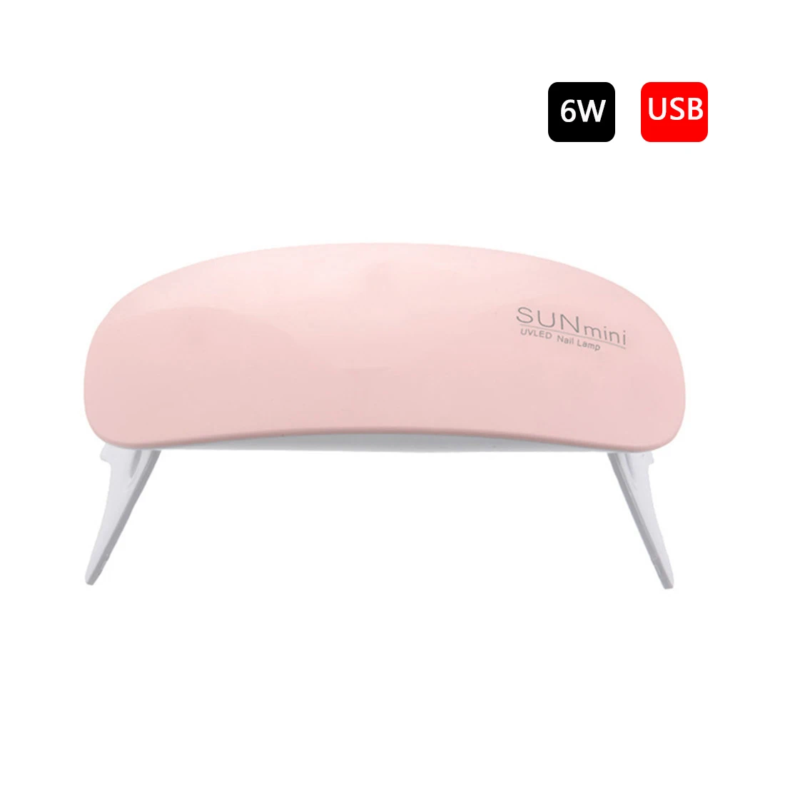 SUNmini 6W 24 Вт УФ-лампа для сушки ногтей всех типов геля 12 Led УФ-лампа для маникюрной машины USB 30 s/60 s/90 s таймер портативные УФ-лампы для закалки - Цвет: SUNmini 6W