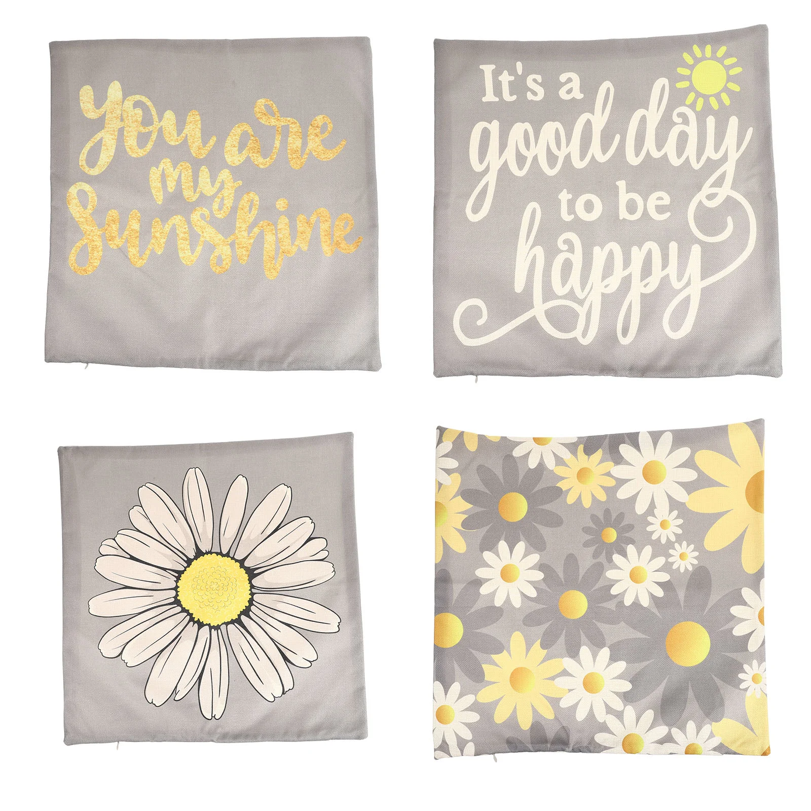

4Pcs Decorative Pillowcases Office Sofa Pillow Covers Comfortable Cushion Covers