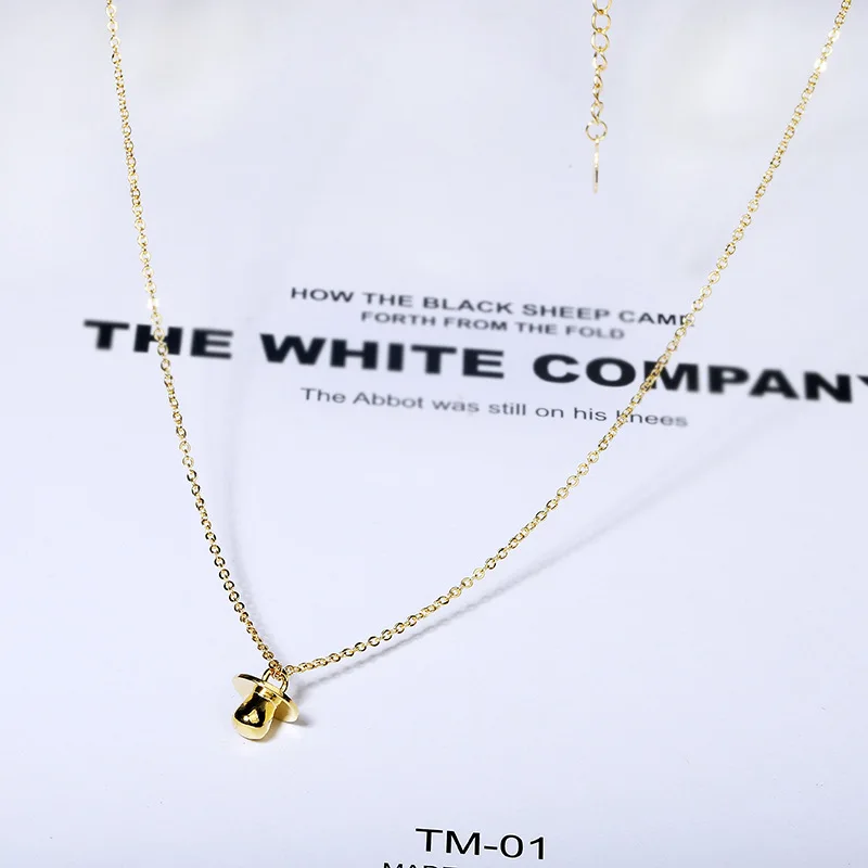 Ожерелье сделай сам из 18-каратного золота с соской | Украшения и аксессуары