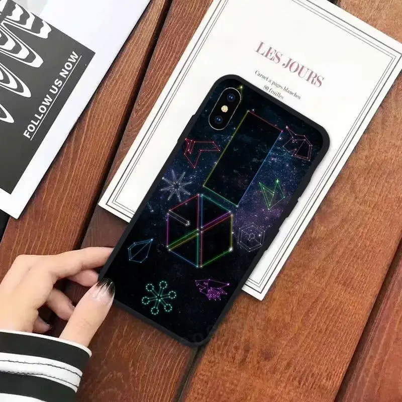 

Korea EXO kpop cool boy Phone Case for iPhone 11 12 mini pro XS MAX 8 7 6 6S Plus X 5S SE 2020 XR