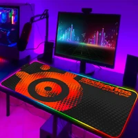 steelseries mouse pad rgb gaming accessories computer large 900x400 mousepad gamer rubber carpet with backlit play lol desk mat