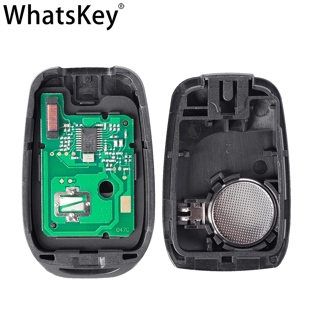 Автомобильный пульт дистанционного управления WhatsKey 433 МГц чип PCF7961M 4A для Renault Duster