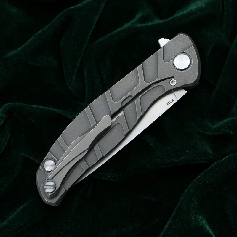 Складной нож Green thorn F95 Flipper карманный кухонный инструмент с титановой рукояткой